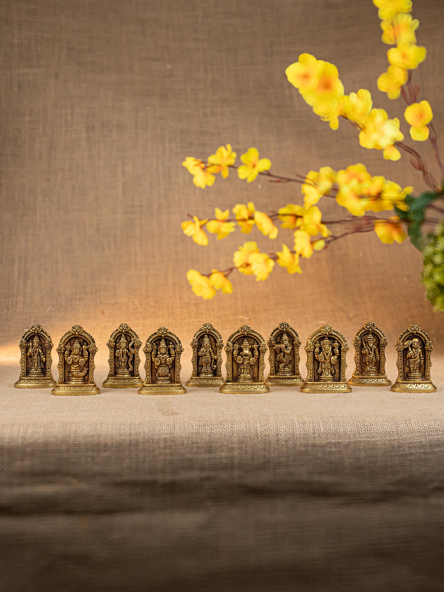Brass Dasavatharam Idol - 3 inch - WL5329