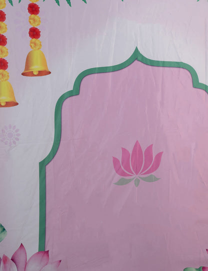 Back Drop - Lotus Pichwai Design - WL5358