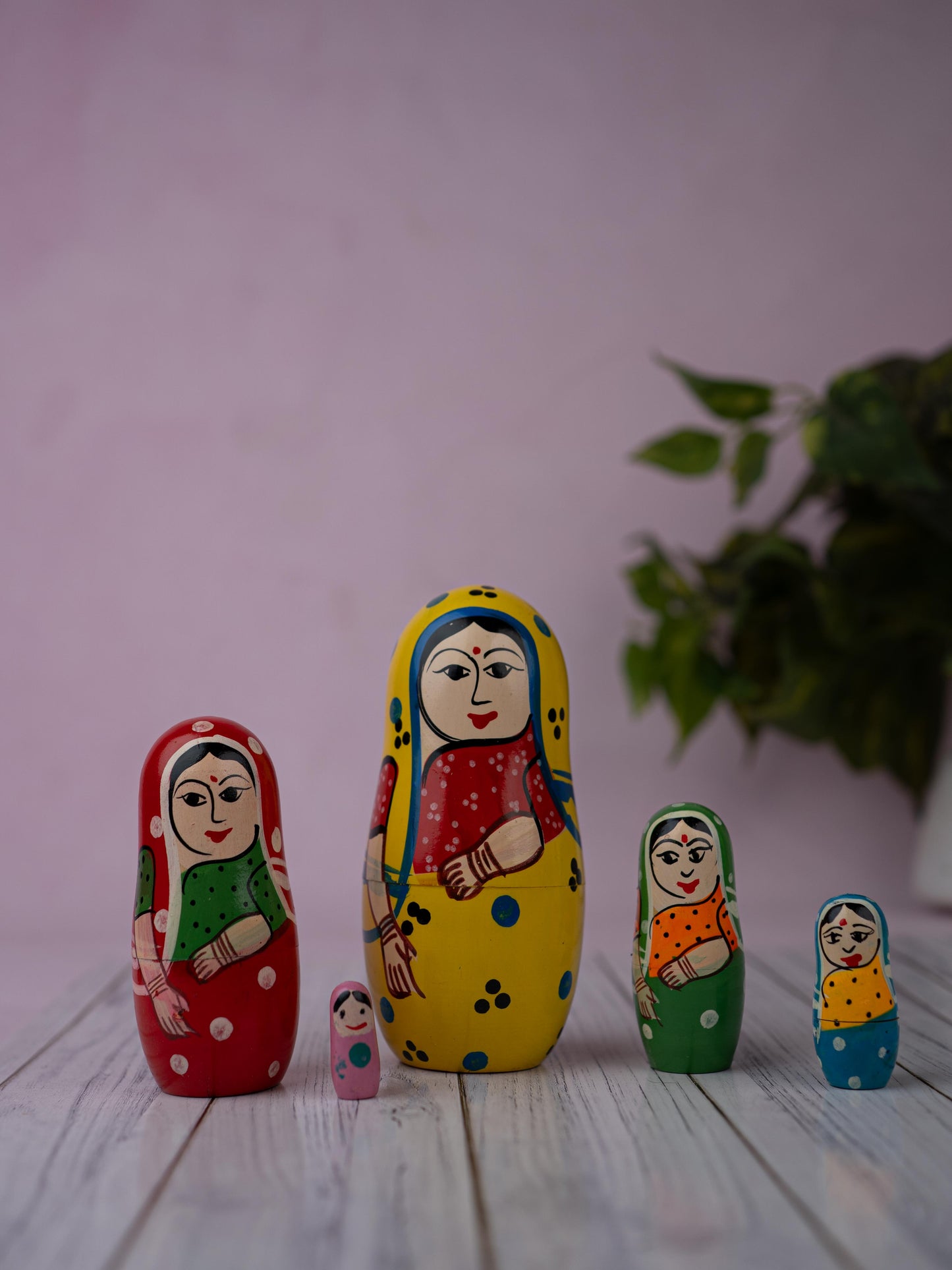Kondapalli Toy - Lady Nesting Doll - WL5364