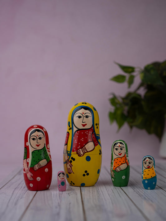 Kondapalli Toy - Lady Nesting Doll - WL5364