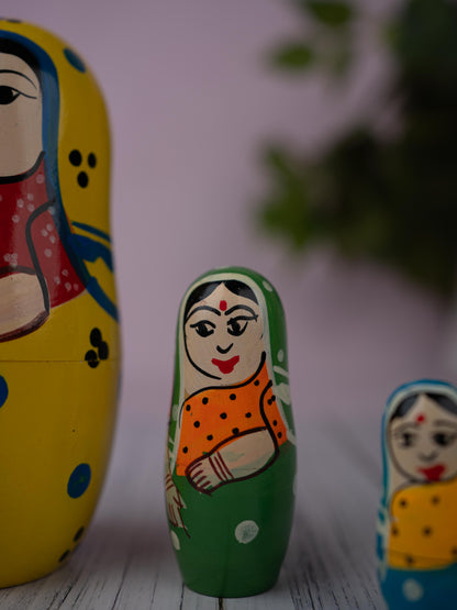 Kondapalli Toy - Lady Nesting Doll - WL5364