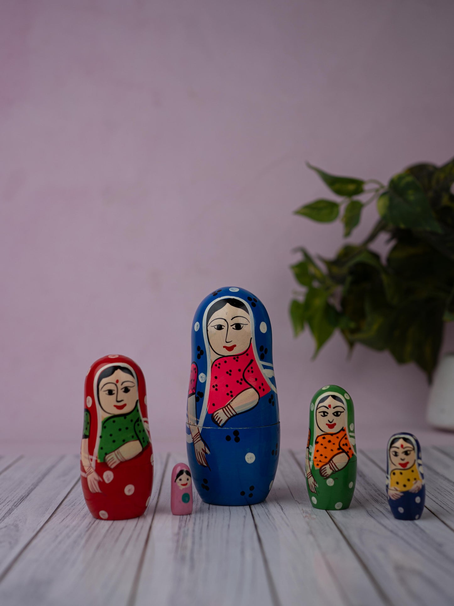 Kondapalli Toy - Lady Nesting Doll - WL5364
