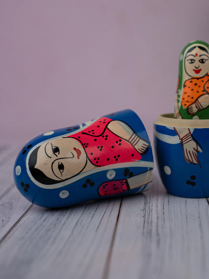 Kondapalli Toy - Lady Nesting Doll - WL5364