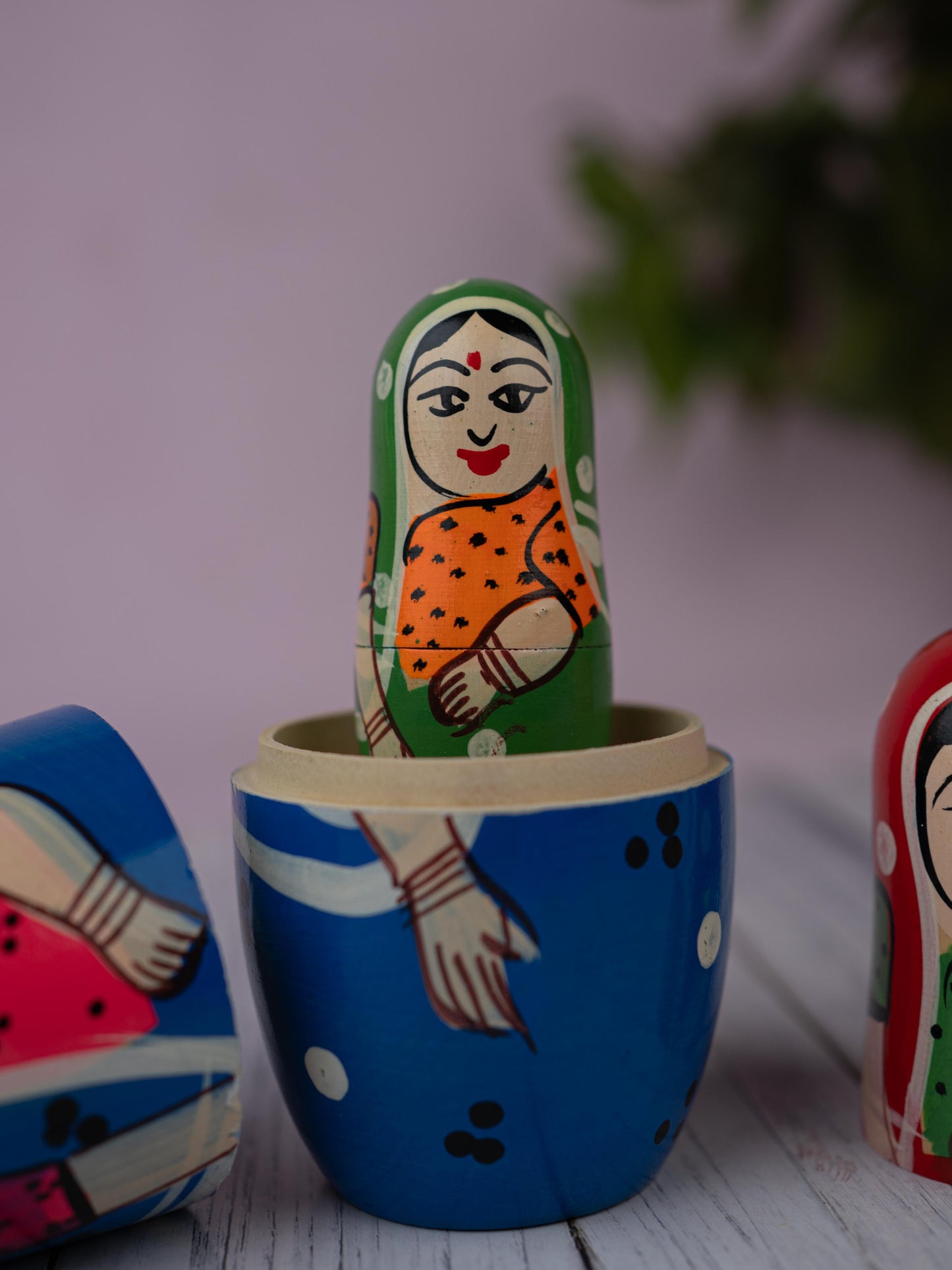 Kondapalli Toy - Lady Nesting Doll - WL5364