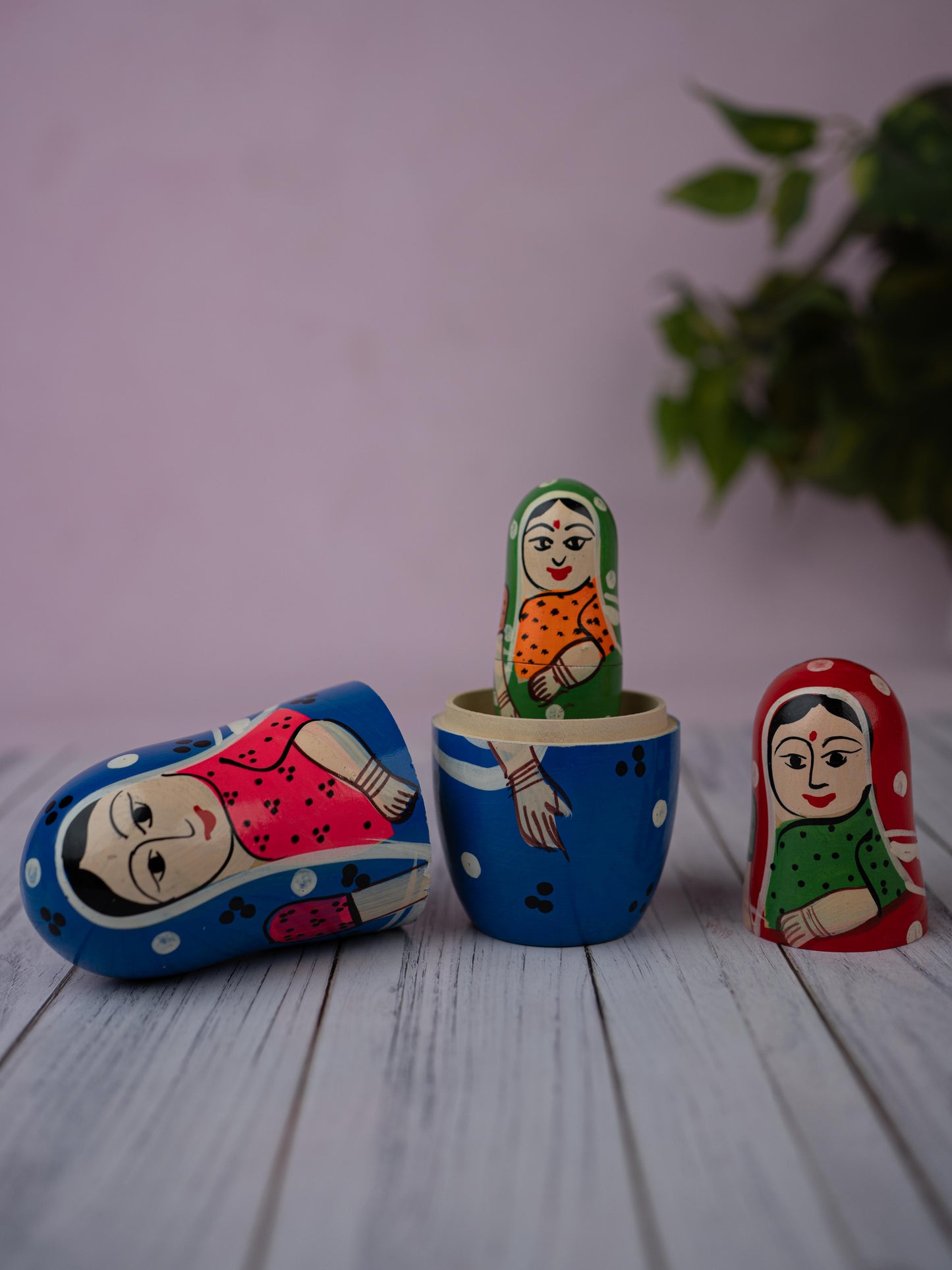 Kondapalli Toy - Lady Nesting Doll - WL5364