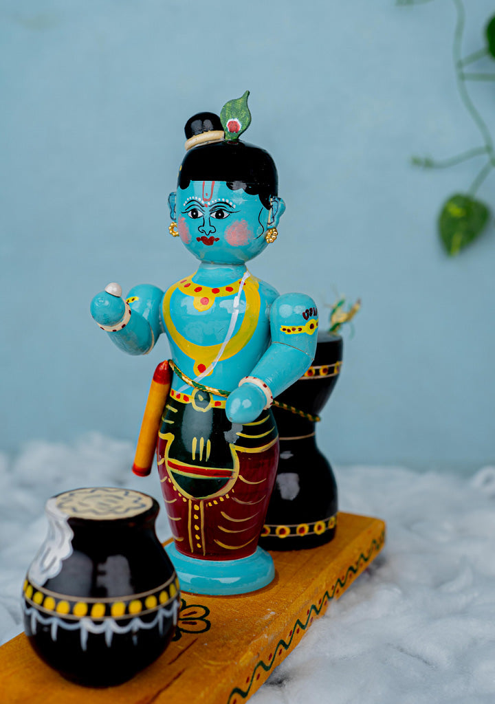 Kondapalli - Butter Krishna - 8 inch - WL5365