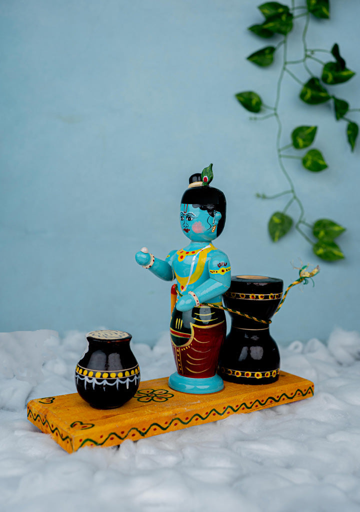 Kondapalli - Butter Krishna - 8 inch - WL5365