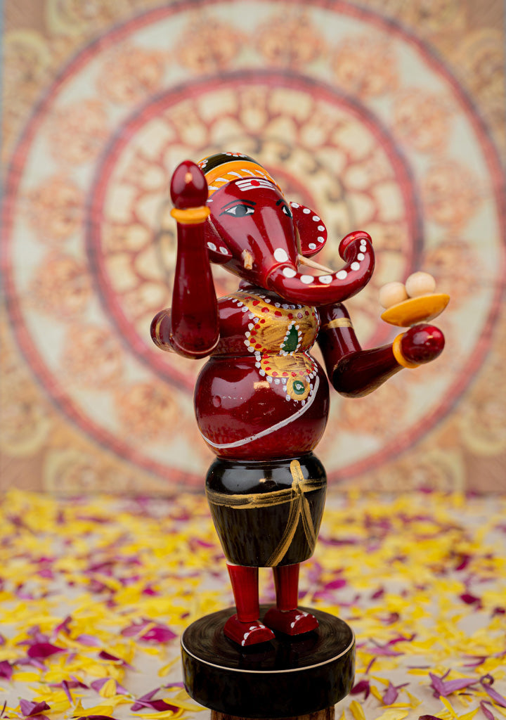 Kondapalli - Standing Ganesha - 7 inch - WL5368