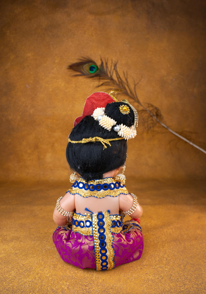 Baby Butter Krishna Doll - 11 inch - WL5371