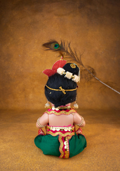 Baby Butter Krishna Doll - 11 inch - WL5371