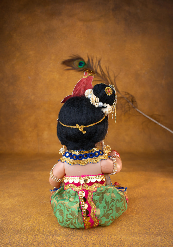 Baby Butter Krishna Doll - 11 inch - WL5371