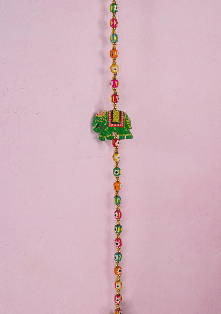 Kondapalli - Elephant Thoran with Bell - Set of 2 - WL5375