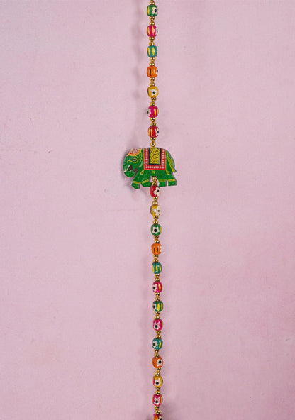 Kondapalli - Elephant Thoran with Bell - Set of 2 - WL5375