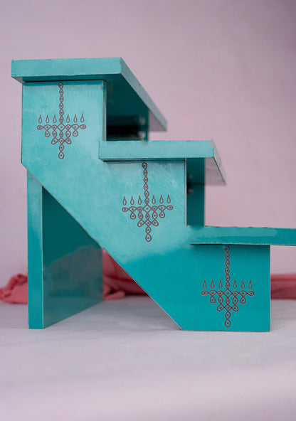 3 Step Golu Padi with Kolam Design - WL5379