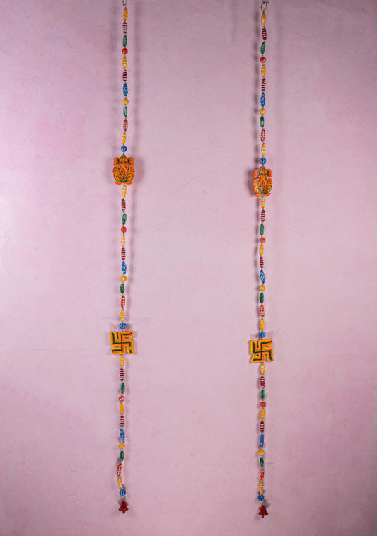 Kondapalli - Ganesha Thoran with Bell - Set of 2 - WL5381