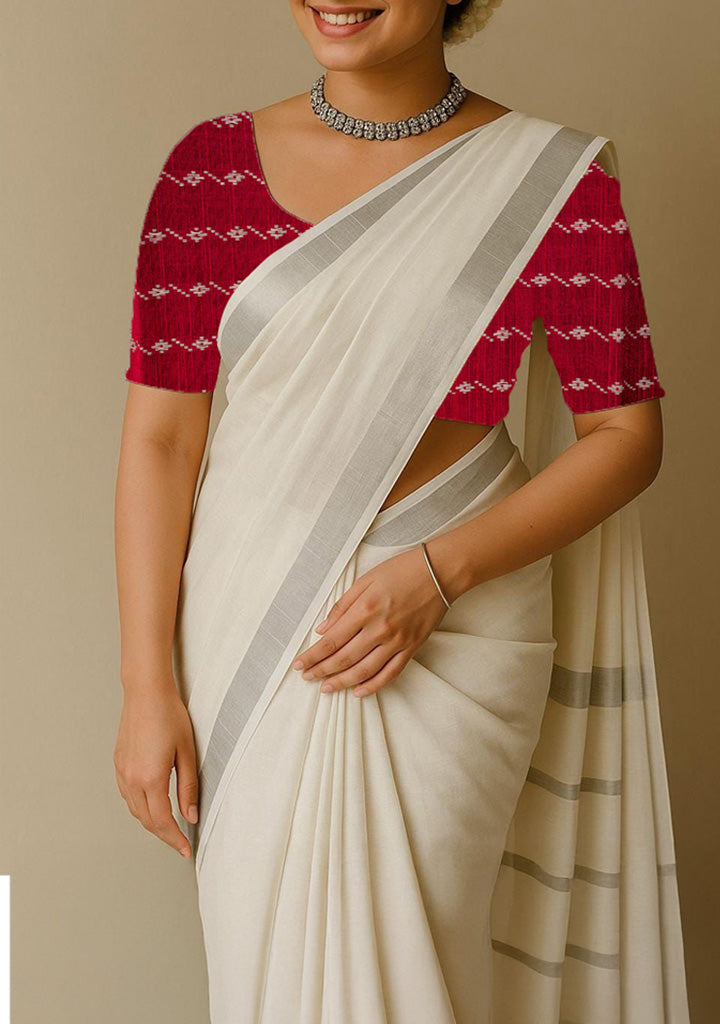 Raw Silk Blouse Bit - Set of 10 - Assorted Colors - WL5382