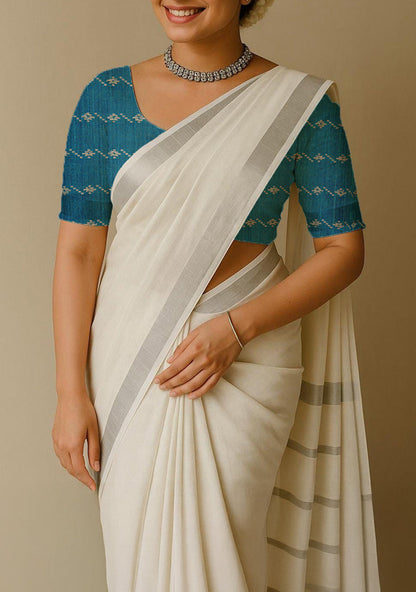 Raw Silk Blouse Bit - Set of 10 - Assorted Colors - WL5382