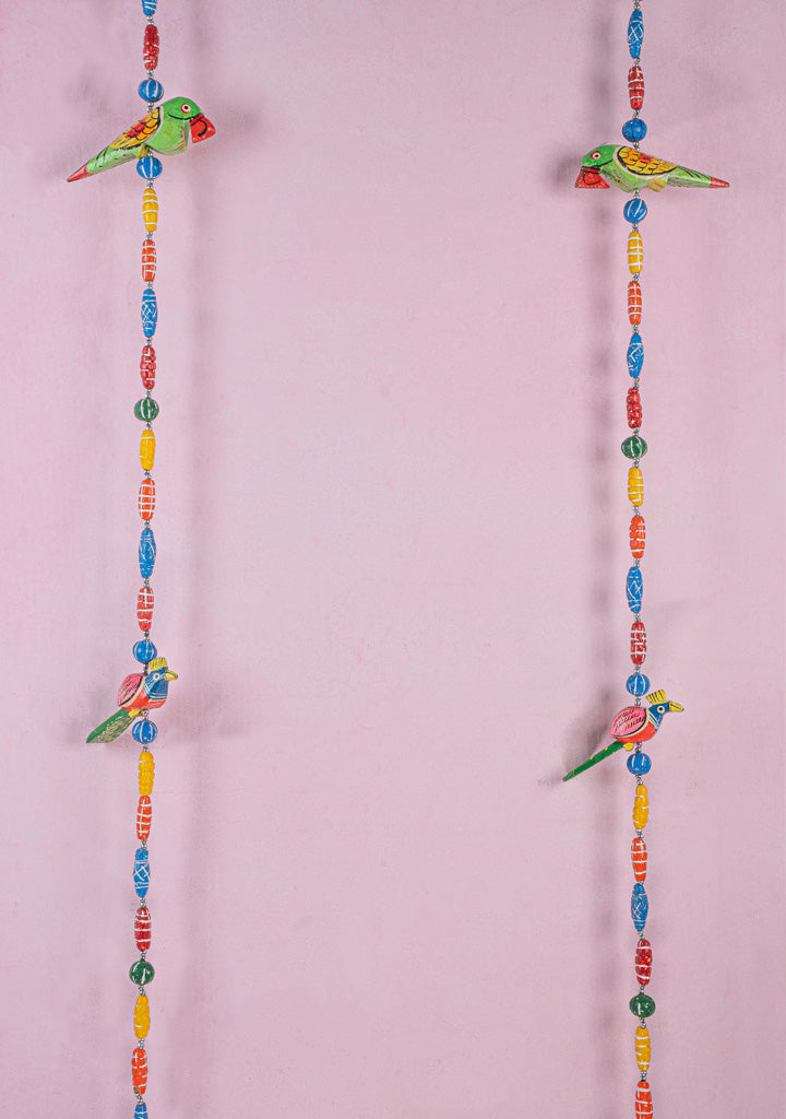 Kondapalli - Parrot Thoran with Bell - Set of 2 - WL5369