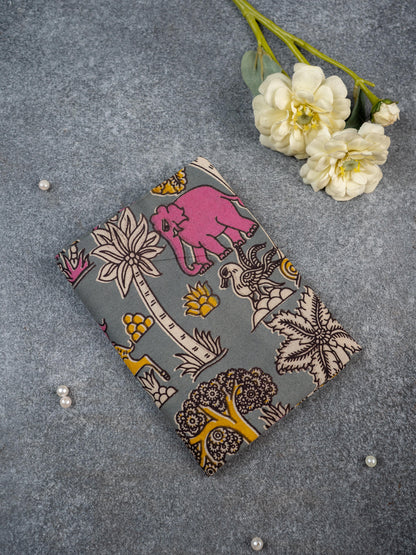 Kalamkari Blouse Bit - Set of 10 - Assorted - WL5392