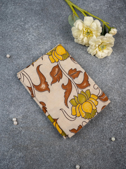 Kalamkari Blouse Bit - Set of 10 - Assorted - WL5392