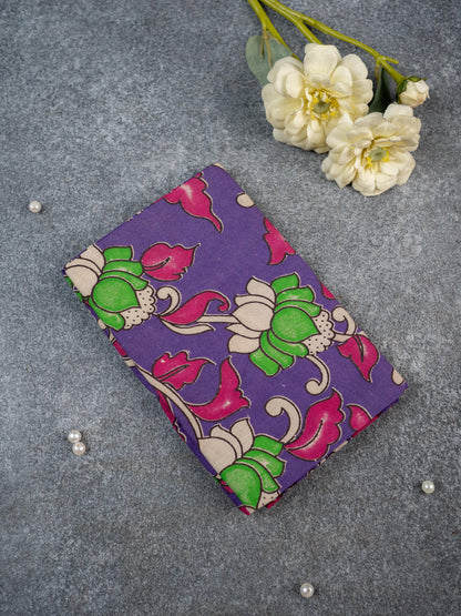 Kalamkari Blouse Bit - Set of 10 - Assorted - WL5392