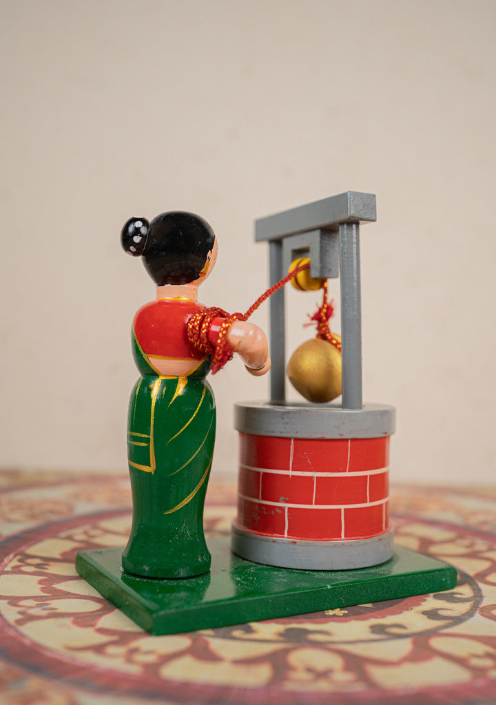 Kondapalli - Lady with Well - 6 inch - WL5396