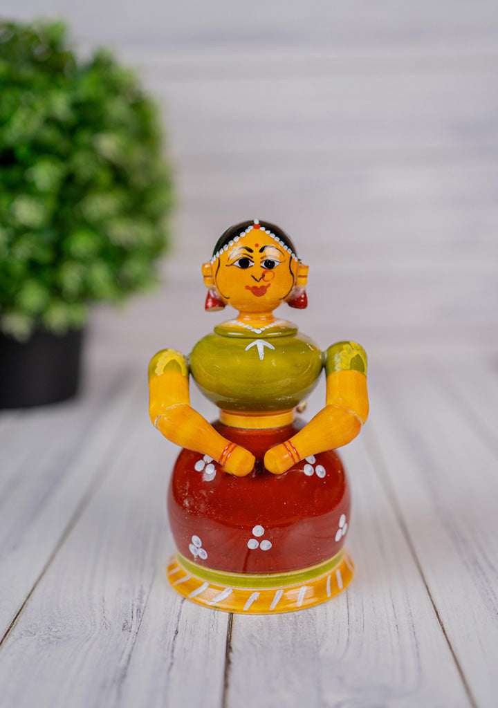 Kondapalli - Lady Butta Bomma - 5 inch - WL5398