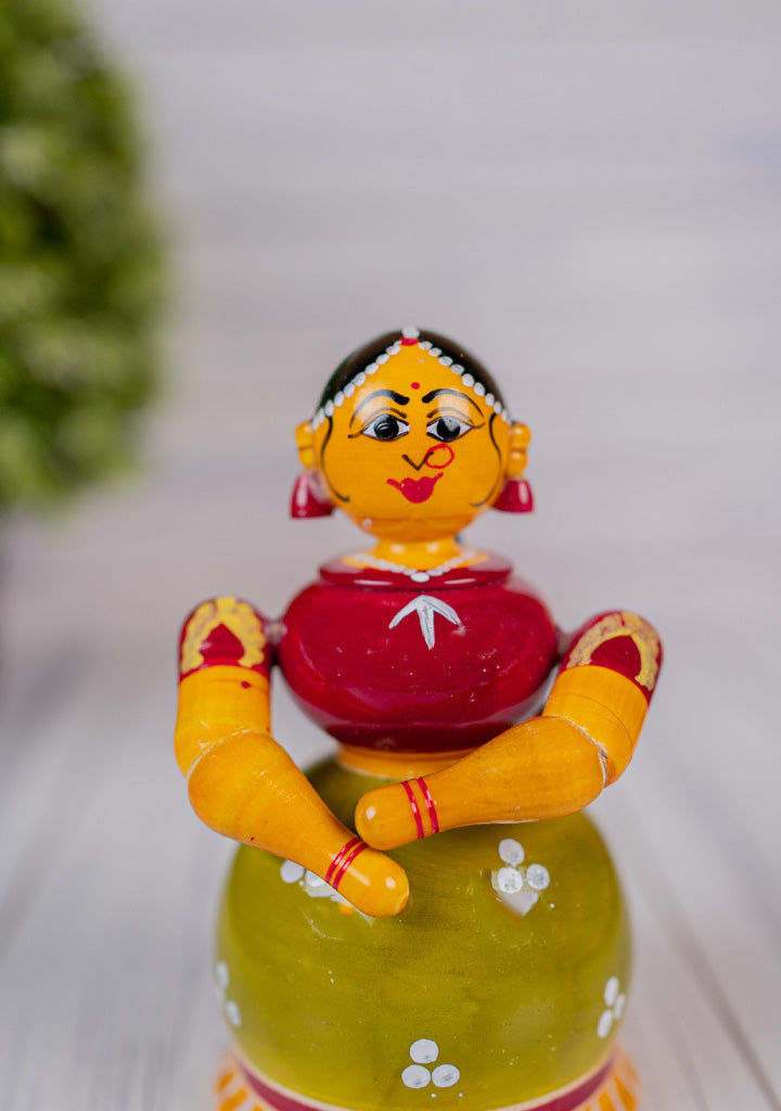 Kondapalli - Lady Butta Bomma - 5 inch - WL5398