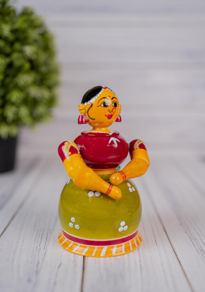 Kondapalli - Lady Butta Bomma - 5 inch - WL5398