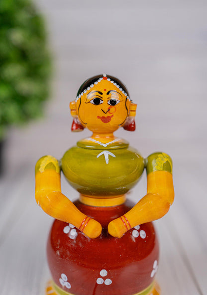 Kondapalli - Lady Butta Bomma - 5 inch - WL5398