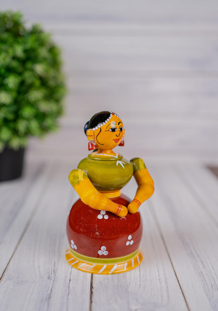 Kondapalli - Lady Butta Bomma - 5 inch - WL5398