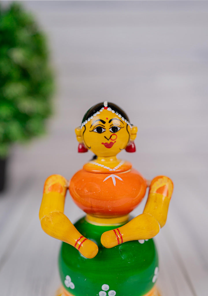 Kondapalli - Lady Butta Bomma - 5 inch - WL5398