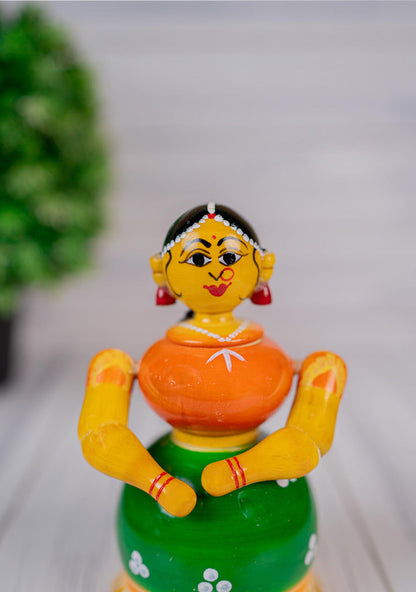Kondapalli - Lady Butta Bomma - 5 inch - WL5398