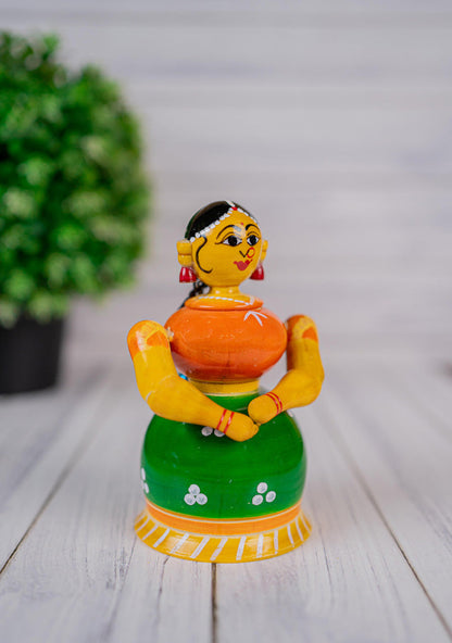 Kondapalli - Lady Butta Bomma - 5 inch - WL5398