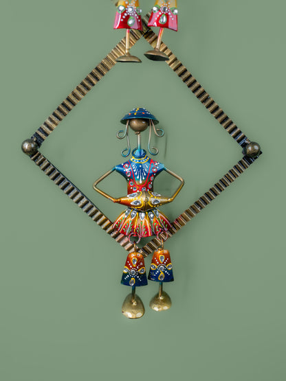 Metal Handpainted Musician on Frame - 36 inch - WL5406