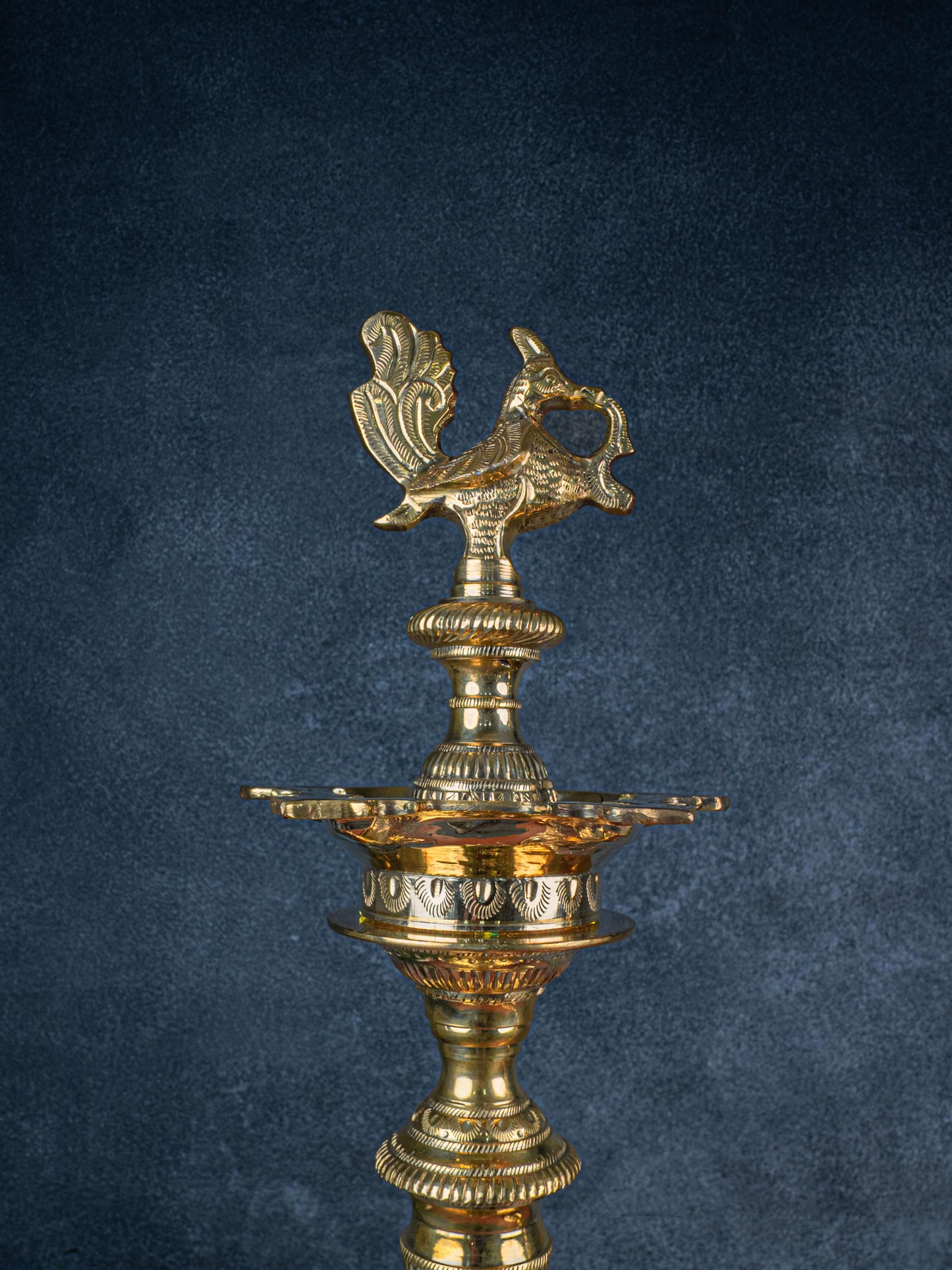 Brass Annapakshi Kuthu Vilakku - 30 inch - WL5408