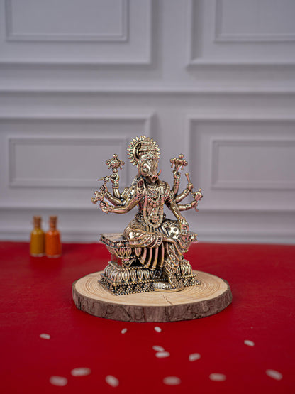 Brass Antique Varahi Idol - 4 inch - WL5417