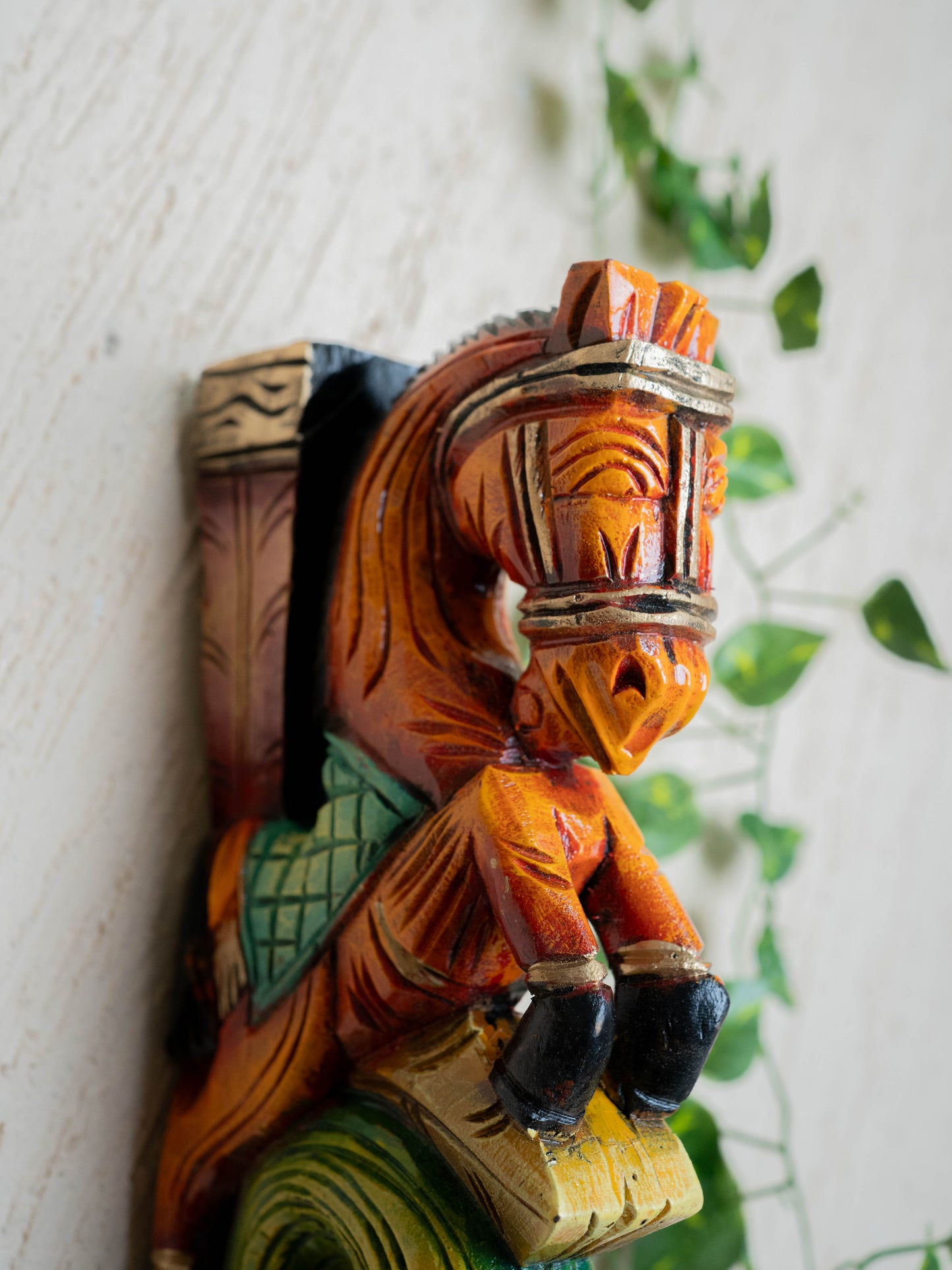 Wooden Carved Horse Bracket - 12 inch - Set of 2 - WL5424
