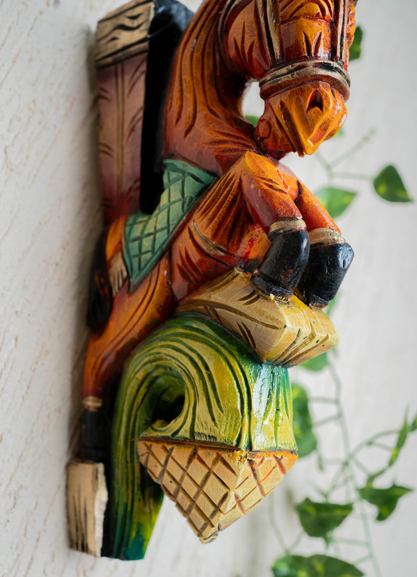 Wooden Carved Horse Bracket - 12 inch - Set of 2 - WL5424