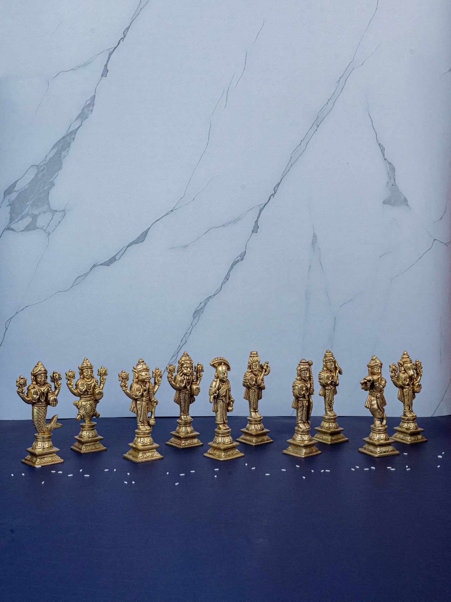 Brass Dasavatharam Idols - 5 inch - WL5427