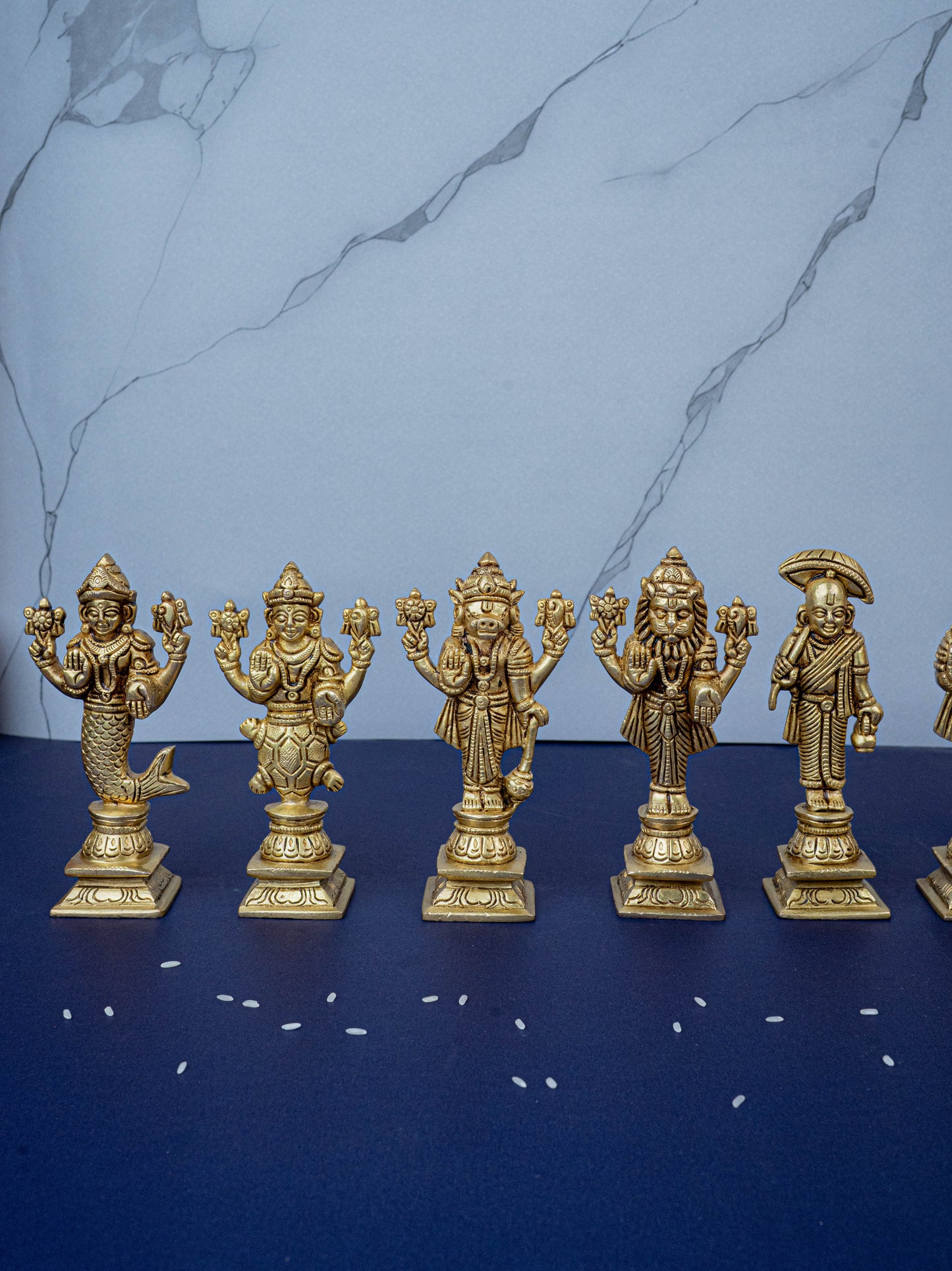 Brass Dasavatharam Idols - 5 inch - WL5427