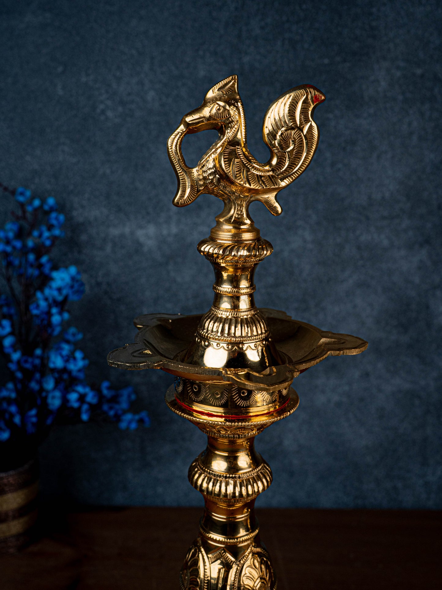 Brass Annapakshi Kuthu Vilakku - 18 inch - WL5429