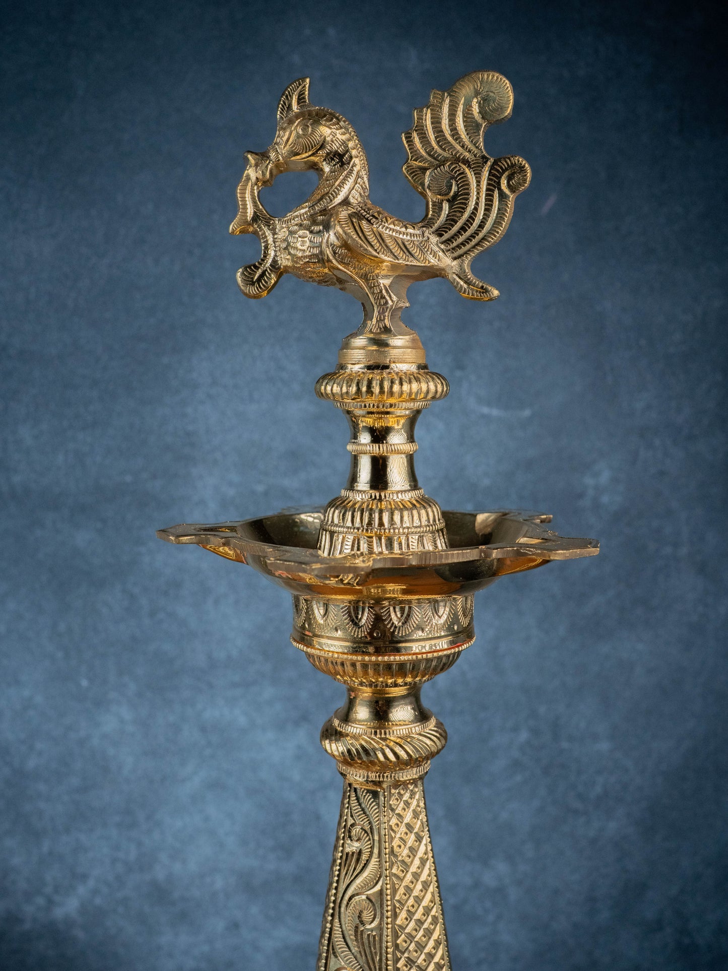 Brass Annapakshi Kuthu Vilakku - 27 Inch - WL5435