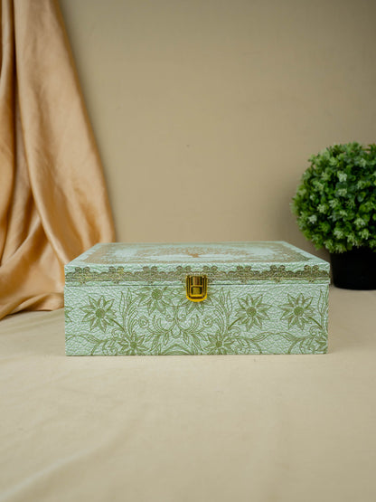 Decorative 4 Jar Dry Fruit Box - WL5447