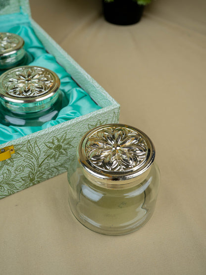 Decorative 4 Jar Dry Fruit Box - WL5447