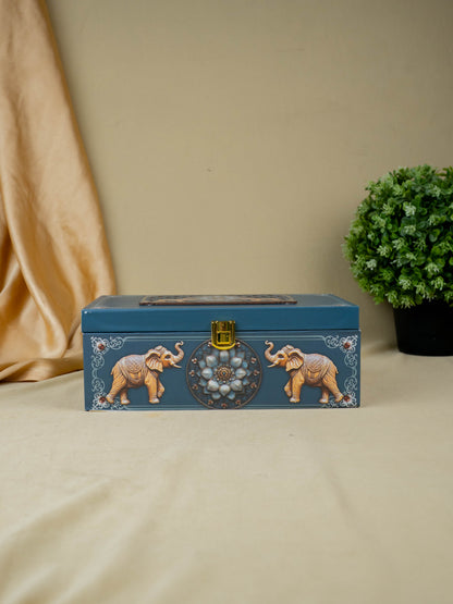 Decorative 2 Jar Dry Fruit Box - WL5449