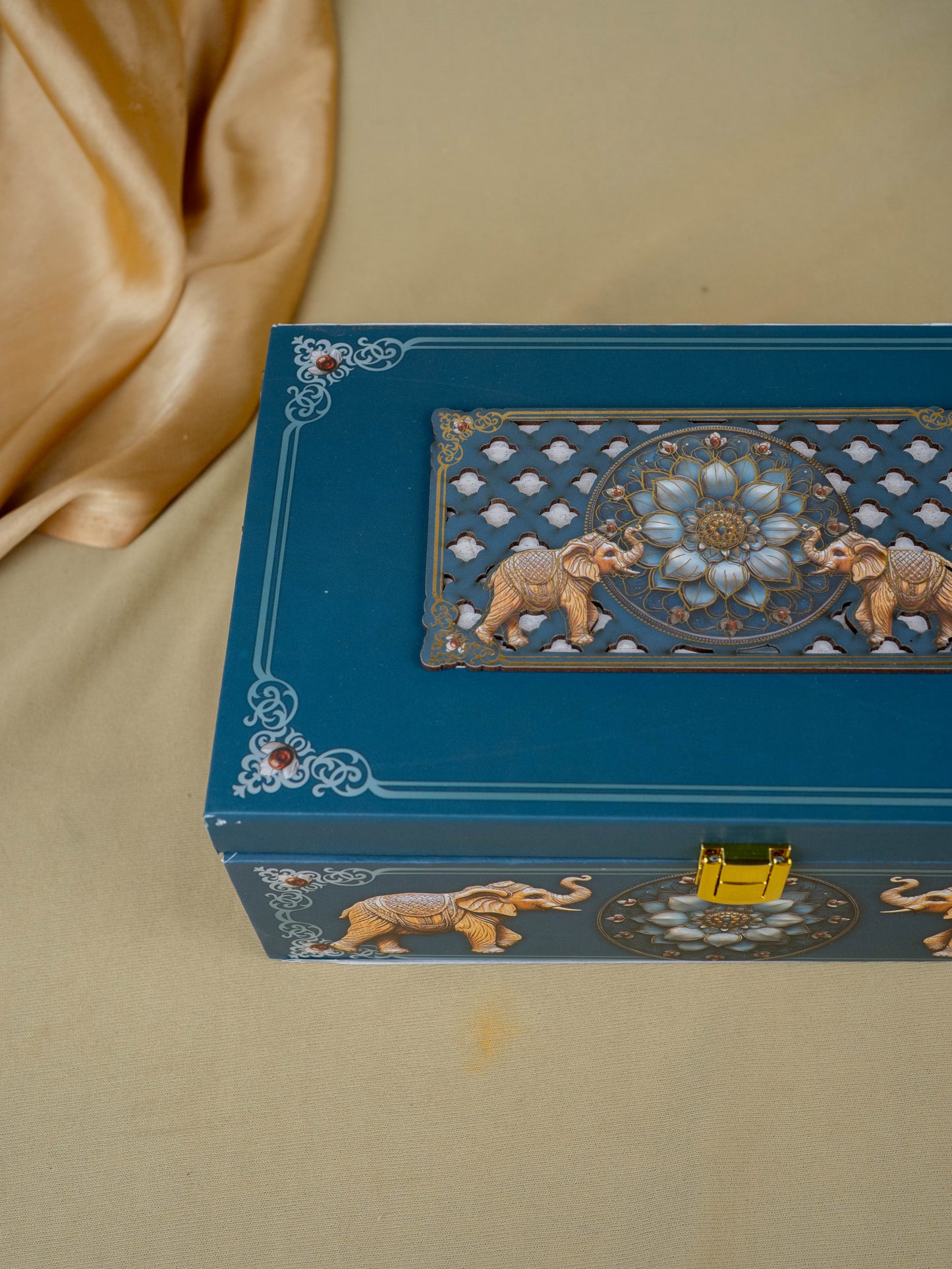 Decorative 2 Jar Dry Fruit Box - WL5449
