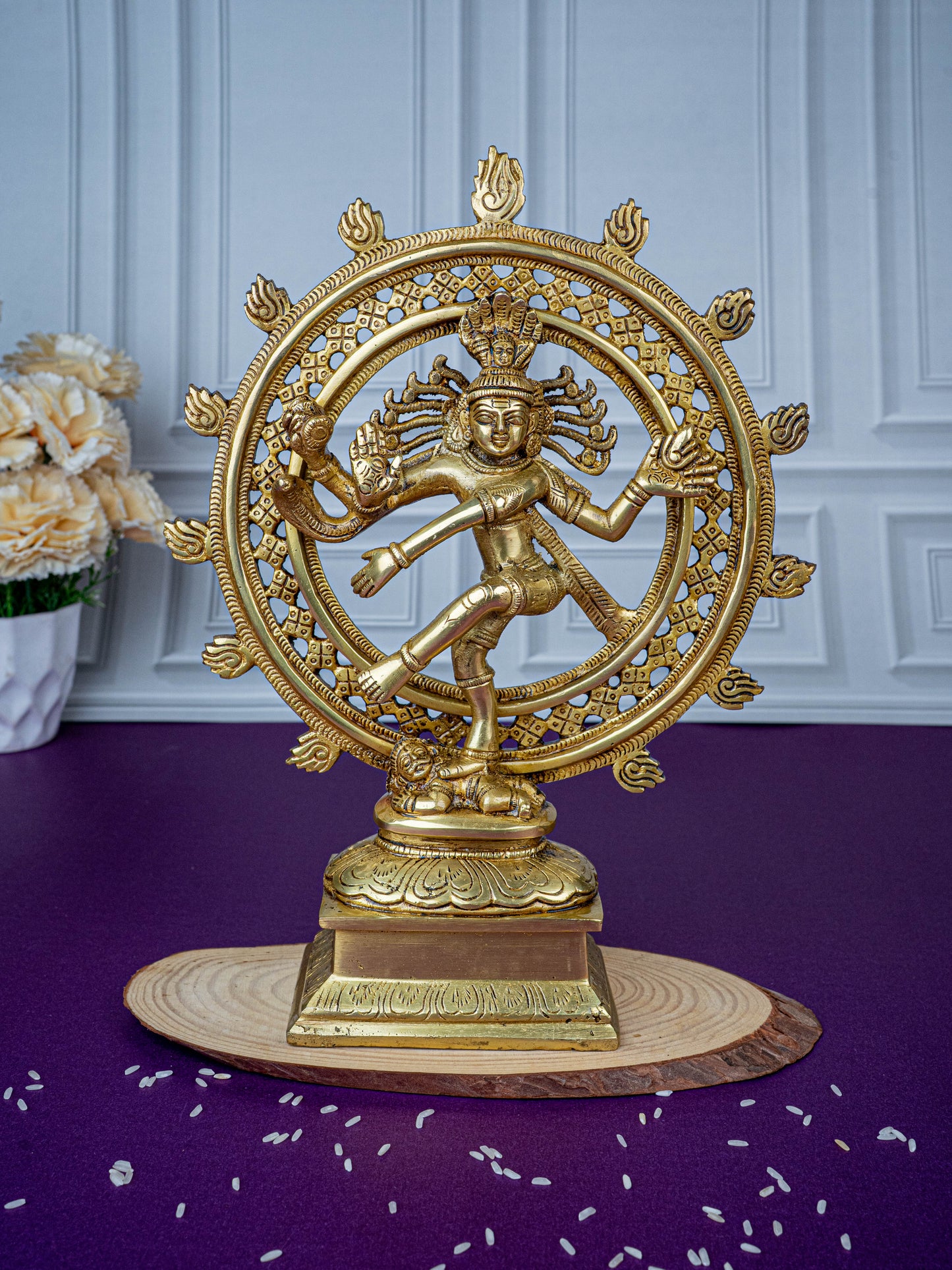 Brass Nataraja Idol - 12 inch - WL5473