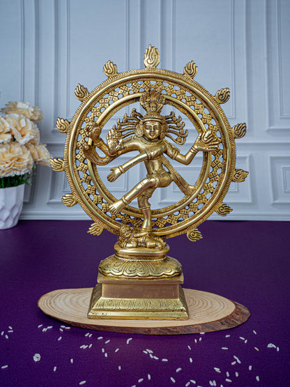 Brass Nataraja Idol - 12 inch - WL5473