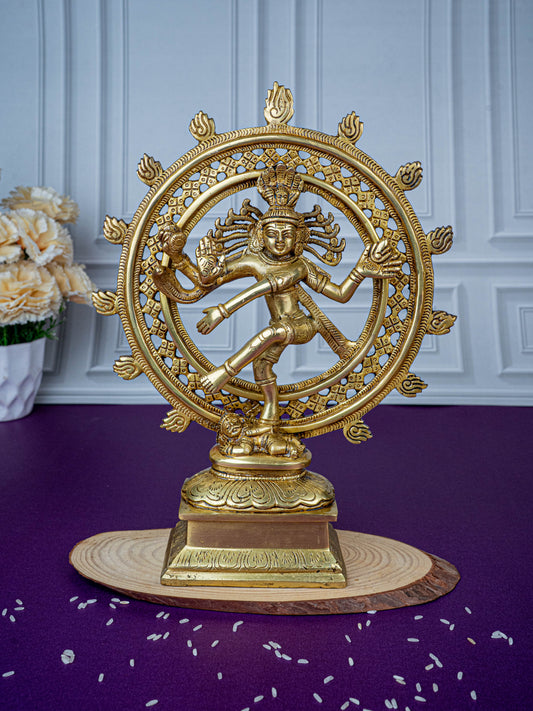 Brass Nataraja Idol - 12 inch - WL5473